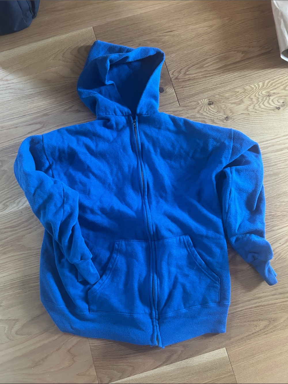 Children's Blue Fleece Zip-Up Hoodie